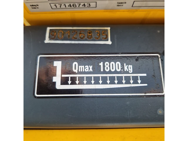 Elektrische palletwagen, jungheinrich, eje-118, 2004 - afbeelding 10 van  14