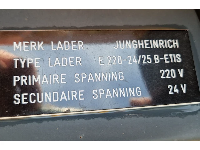 Elektrische palletwagen, jungheinrich, eje-118, 2004 - afbeelding 11 van  14