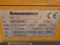 Elektrische palletwagen, jungheinrich, eje-118, 2004 - afbeelding 12 van  14