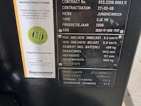 Elektrische palletwagen, jungheinrich, eje 118, 2006 - afbeelding 5 van  14