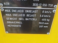 Elektrische palletwagen, jungheinrich, ele 16, 1998 - afbeelding 2 van  18