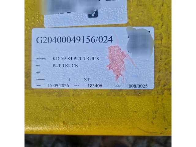 Elektrische palletwagen, jungheinrich, ele 16, 1998 - afbeelding 10 van  18