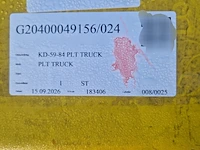 Elektrische palletwagen, jungheinrich, ele 16, 1998 - afbeelding 10 van  18