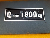 Elektrische palletwagen, jungheinrich, ele 18, 2002 - afbeelding 3 van  24