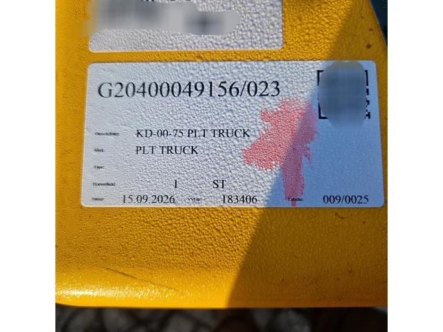 Elektrische palletwagen, jungheinrich, ele 18, 2002 - afbeelding 16 van  24