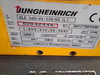 Elektrische palletwagen, jungheinrich, ele16, 2002 - afbeelding 2 van  9