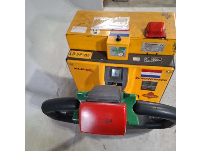 Elektrische palletwagen, jungheinrich, ele16, 2002 - afbeelding 4 van  9