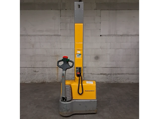 Elektrische palletwagen, jungheinrich, emc10, geel, 2003 - afbeelding 2 van  7