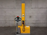 Elektrische palletwagen, jungheinrich, emc10, geel, 2003 - afbeelding 2 van  7