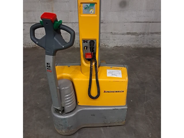 Elektrische palletwagen, jungheinrich, emc10, geel, 2003 - afbeelding 3 van  7