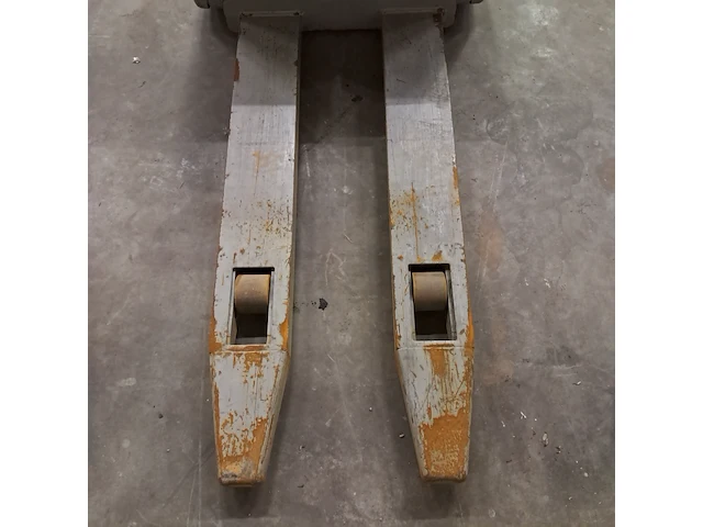 Elektrische palletwagen, jungheinrich, emc10, geel, 2003 - afbeelding 4 van  7