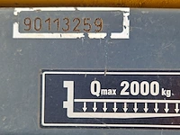 Elektrische palletwagen, jungheinrich, ere 220, 2004 - afbeelding 3 van  22