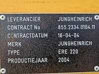 Elektrische palletwagen, jungheinrich, ere 220, 2004 - afbeelding 4 van  22