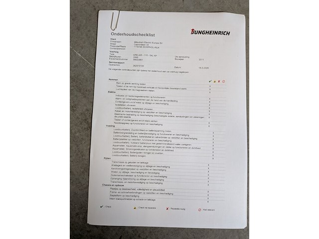 Elektrische palletwagen, jungheinrich, ere225, 2011 - afbeelding 13 van  24