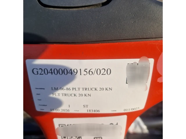Elektrische palletwagen, linde, t20ap, 2010 - afbeelding 10 van  19