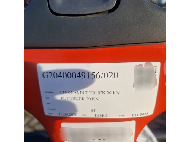 Elektrische palletwagen, linde, t20ap, 2010 - afbeelding 11 van  19