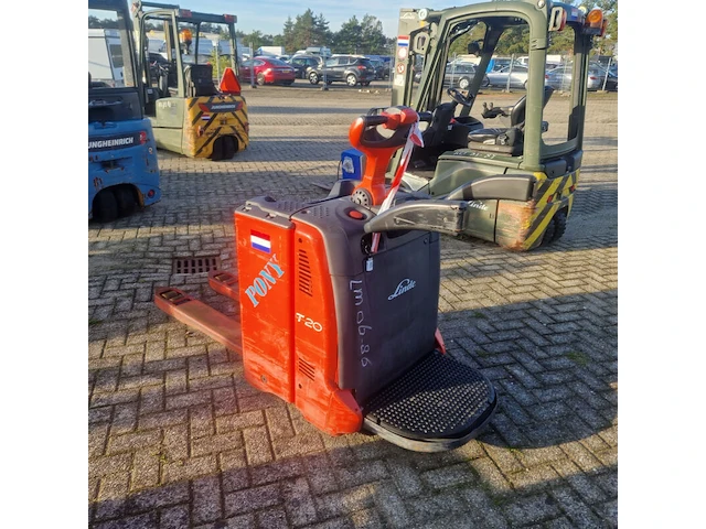 Elektrische palletwagen, linde, t20ap, 2010 - afbeelding 12 van  19