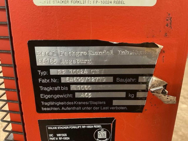 Elektrische palletwagen - afbeelding 1 van  7