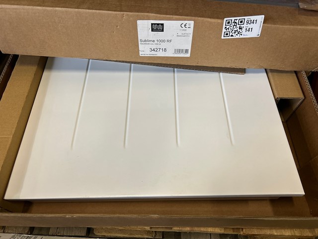 Elektrische paneelradiator 1000w, masterwatt, sublime 1000 rf - afbeelding 2 van  4