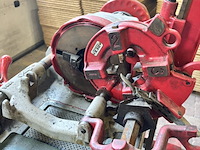 Elektrische pijpdraadsnijmachine, rex industries co. ltd., s80av, rood - afbeelding 5 van  11