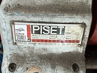 Elektrische pijpdraadsnijmachine, rothenberger / piset, p-60, grijs/rood, met losse gereedschappen - afbeelding 2 van  6