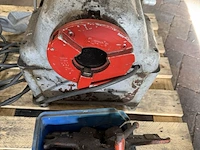 Elektrische pijpdraadsnijmachine, rothenberger / piset, p-60, grijs/rood, met losse gereedschappen - afbeelding 5 van  6