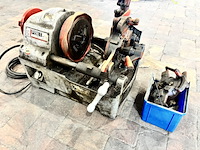 Elektrische pijpdraadsnijmachine, rothenberger, piset p-60, rood