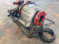 Elektrische pijpdraadsnijmachine, rothenberger, piset p-60, rood - afbeelding 6 van  7