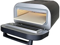 Elektrische pizzaoven unold, don luigi 68815, zwart - afbeelding 2 van  3