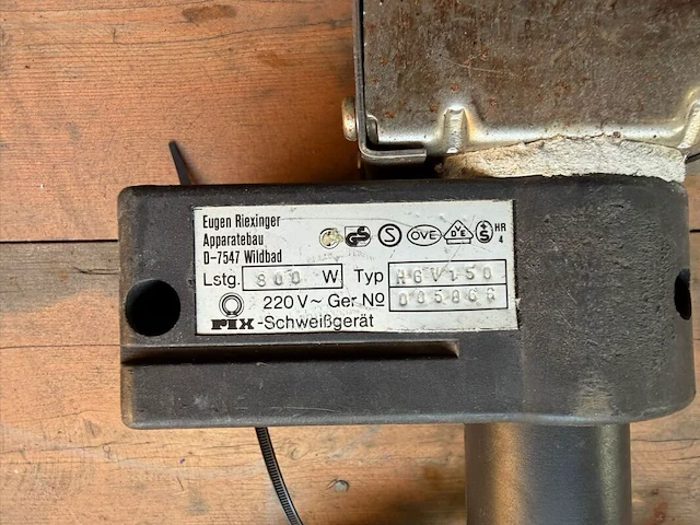 Elektrische plaatmagneet, eugen riexinger, k6v-50, zwart/grijs, 800 w - afbeelding 3 van  6