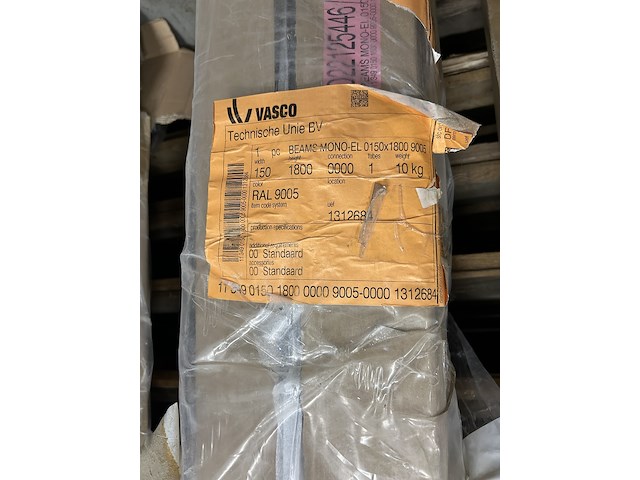Elektrische radiator 80x15 cm 950w, vasco, beams - afbeelding 2 van  3