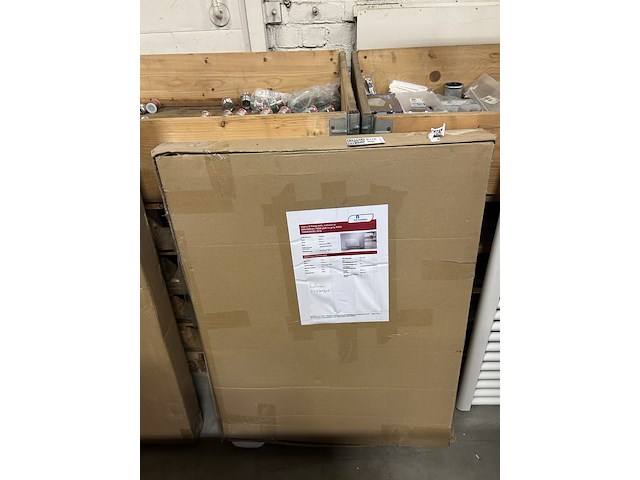 Elektrische radiator 80x60 cm, vasco, platina grey - afbeelding 1 van  2