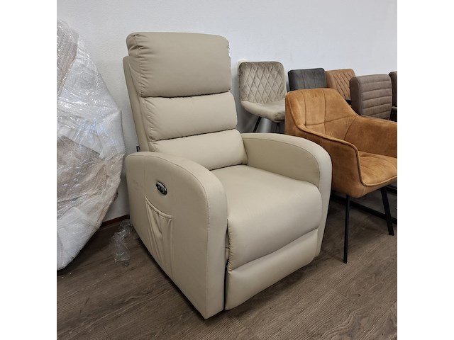 Elektrische relaxfauteuil, beige - afbeelding 1 van  10