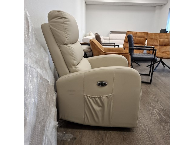 Elektrische relaxfauteuil, beige - afbeelding 5 van  10