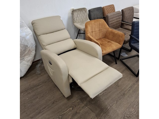 Elektrische relaxfauteuil, beige - afbeelding 8 van  10