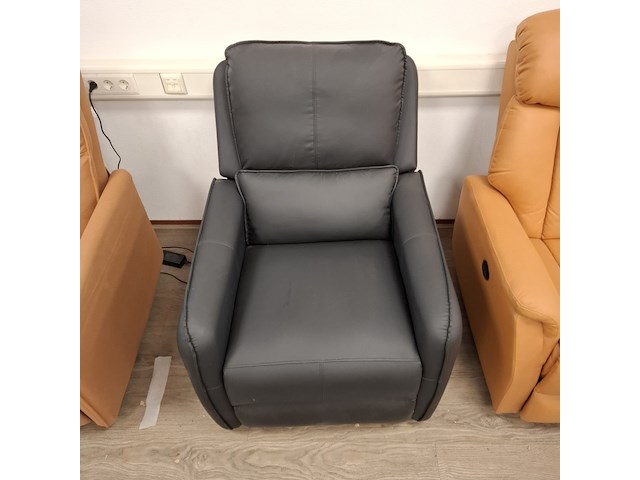 Elektrische relaxfauteuil met massagefunctie, zwart - afbeelding 4 van  10