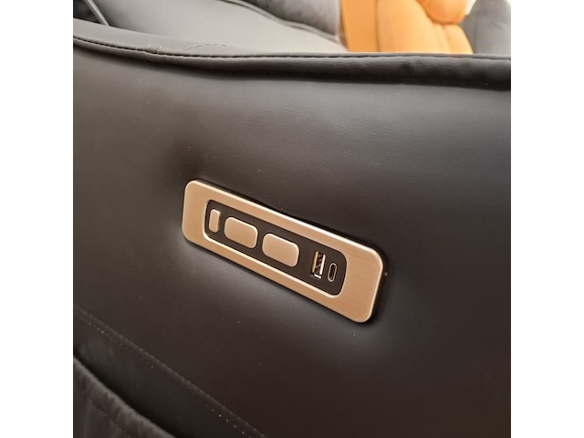 Elektrische relaxfauteuil met massagefunctie, zwart - afbeelding 5 van  10