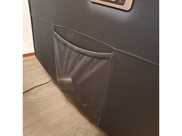 Elektrische relaxfauteuil met massagefunctie, zwart - afbeelding 6 van  10