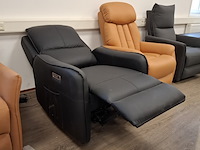Elektrische relaxfauteuil met massagefunctie, zwart - afbeelding 8 van  10