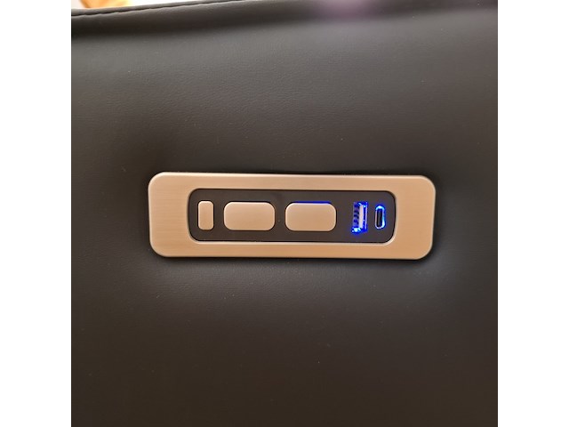 Elektrische relaxfauteuil met massagefunctie, zwart - afbeelding 10 van  10