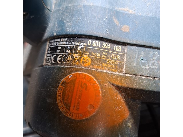 Elektrische schaafmachine bosch, gho-26-82, bouwjaar 2014 - afbeelding 3 van  7