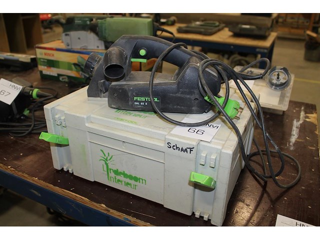 Elektrische schaafmachine festool ehl65e in systainer. - afbeelding 1 van  3