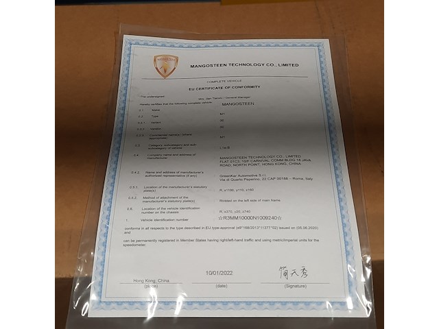 Elektrische scooter, mangosteen, m1, lzt-a8-m1p-ss - afbeelding 6 van  6