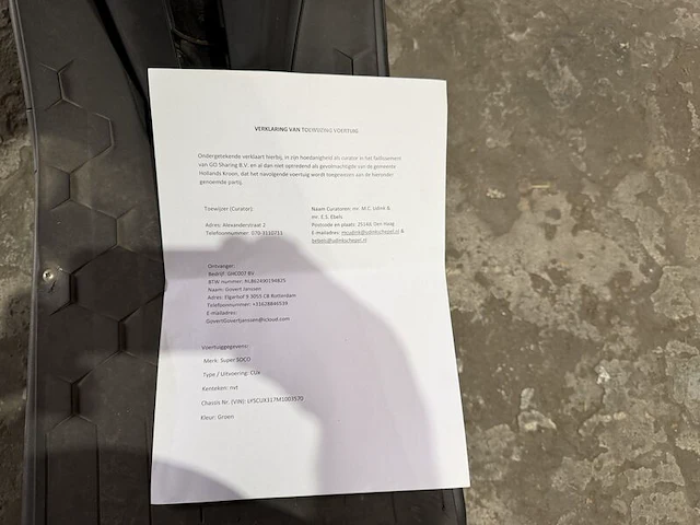 Elektrische scooter, super soco, cux - afbeelding 14 van  21