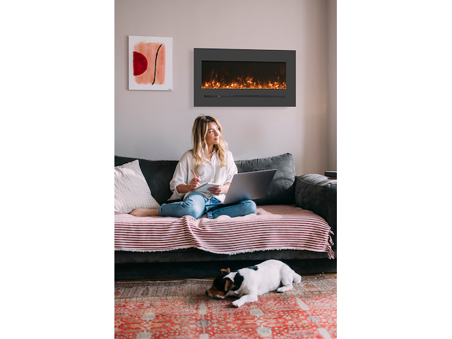 Elektrische sfeerhaard, amanti, wm-fml-26-3223-stl, zwart, 2017 - afbeelding 2 van  3