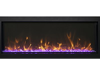 Elektrische sfeerhaard, amantii, bi-30-xtraslim, zwart, 2017 - afbeelding 1 van  6