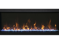 Elektrische sfeerhaard, amantii, bi-30-xtraslim, zwart, 2017 - afbeelding 2 van  6