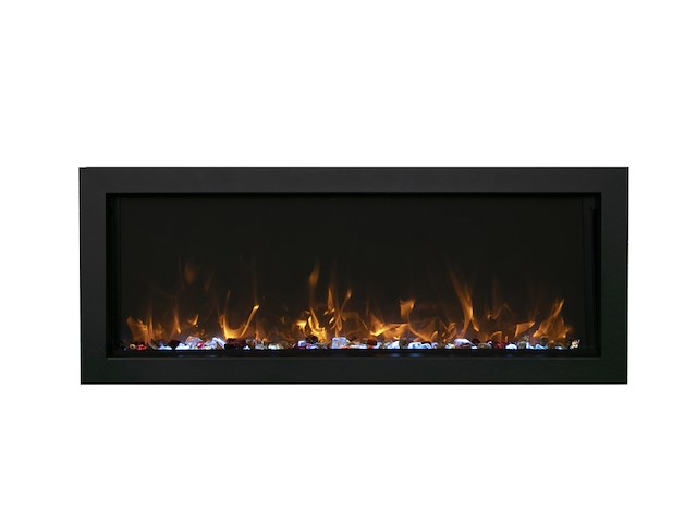 Elektrische sfeerhaard, amantii, bi-50-xtraslim, zwart, 2017 - afbeelding 1 van  6