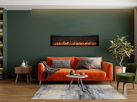 Elektrische sfeerhaard, amantii, bi-50-xtraslim, zwart, 2017 - afbeelding 4 van  6