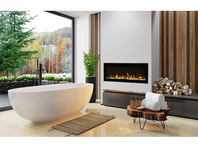 Elektrische sfeerhaard, amantii, bi-50-xtraslim, zwart, 2017 - afbeelding 5 van  6